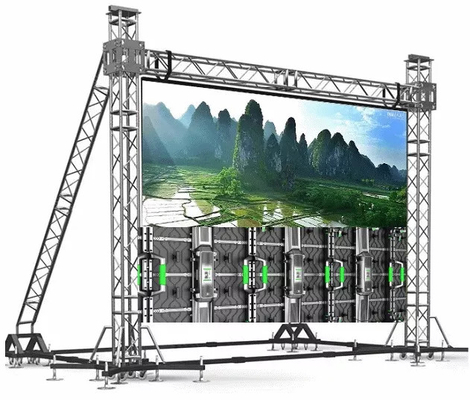 La pantalla llevada interior de la etapa P2.9 P3.9 del Rgb modificó la pared para requisitos particulares video llevada de alquiler interior