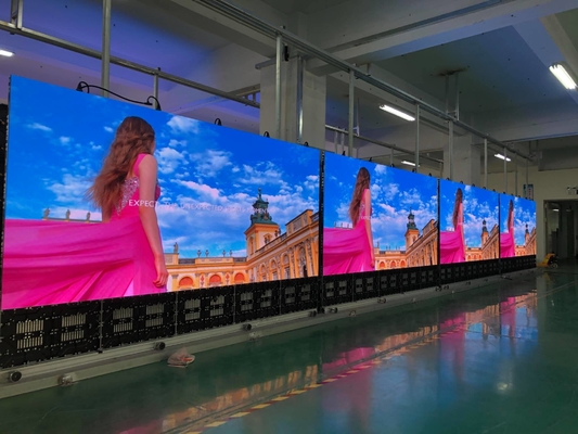 Pantalla de pantalla de panel de pared de video 4K LED para interiores fija ultrafina a todo color SMD HD