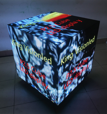 el cubo mágico de 640x640m m llevó el cuadrado grande 2.5m m de la publicidad del efecto SMD2121 de la exhibición 3d
