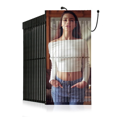 Prenda impermeable transparente 	Publicidad de pantalla de la cortina del LED Pantalla Videotron P15