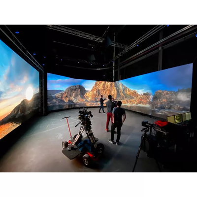 fondo virtual llevado modular del acontecimiento del estudio del tiroteo de la película de la exhibición de pared 8k 3D Immersive