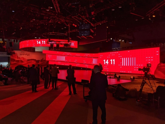 El fondo de etapa de la pantalla del contexto de la etapa de P3.91 LED llevó el monitor grande de la pantalla de la exhibición